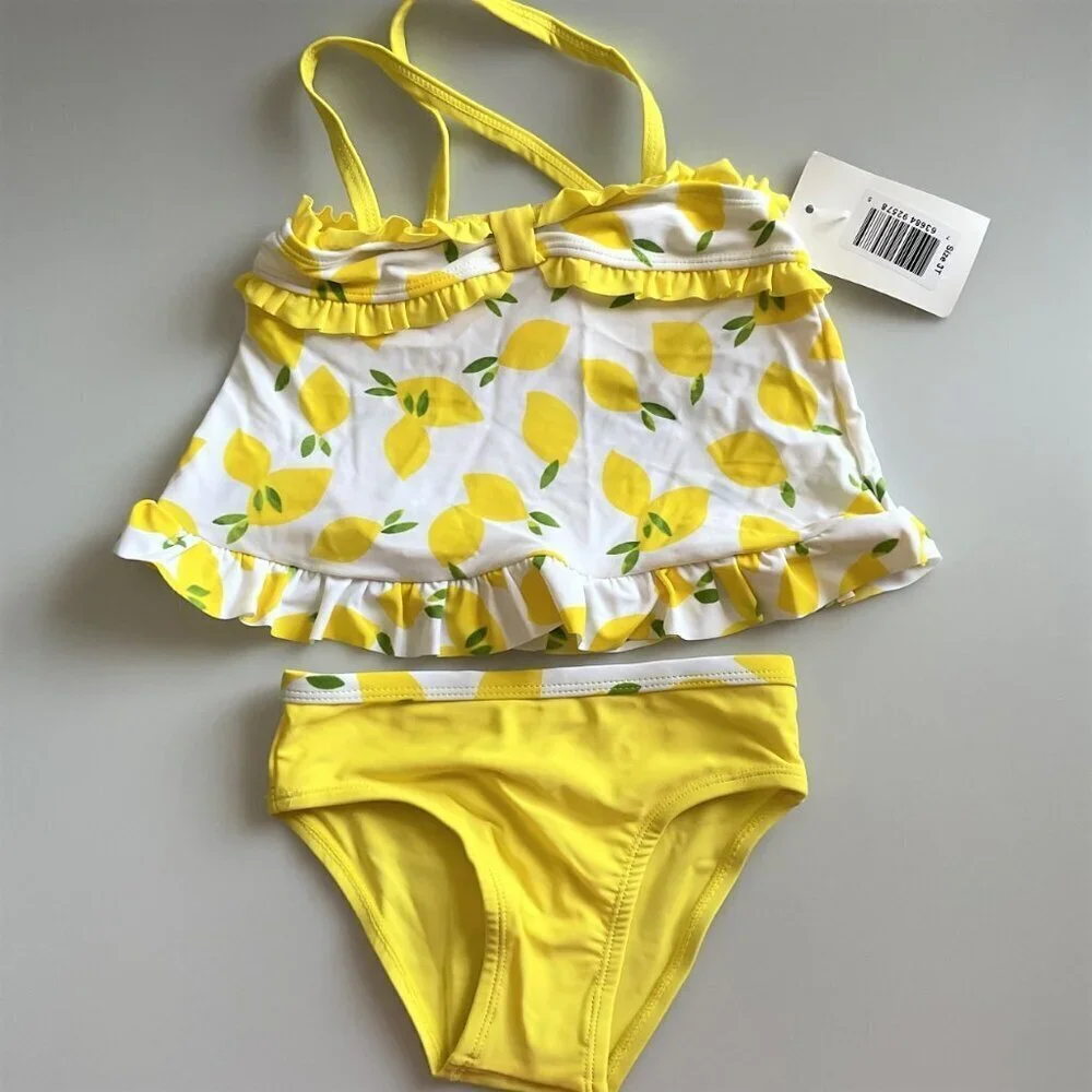 LEMON SWIMSUIT TANKINI 2 PIECE SWIMSUIR